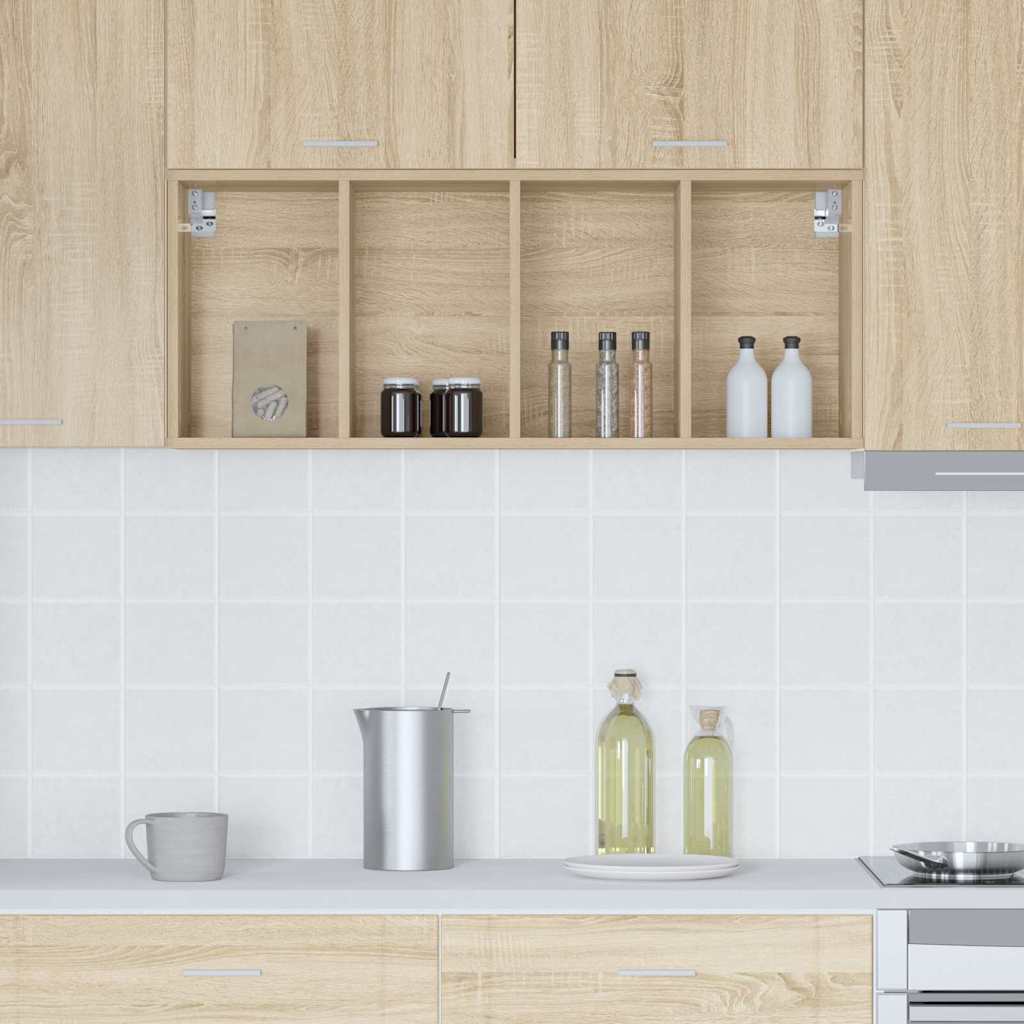 Hängeschrank Riga Sonoma-Eiche 40 x 29,5 x 100 cm Holzwerkstoff